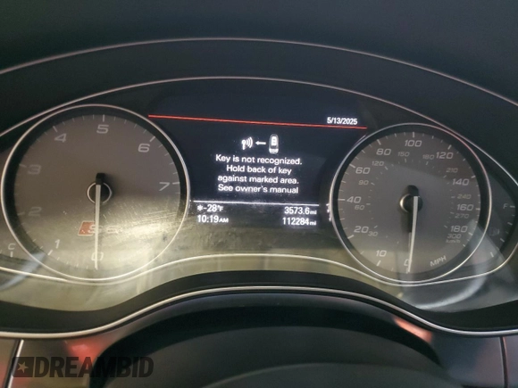 2014 Audi S6 Prestige z VIN WAUF2AFC2EN044116, wystawiony jako Copart lot #56415015 z przebiegiem 112 284 mil mil oraz Czysty tytuł • Clean title. Historia ofert i sprzedaży dostępna na DreamBid. Obrazek 9.