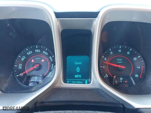 2015 Chevrolet Camaro LS with VIN 2G1FB1E30F9103763, listed as a IAAI auction lot 41542956 with 154189 miles. Bid and sale history available at carsss.com. Image 7.