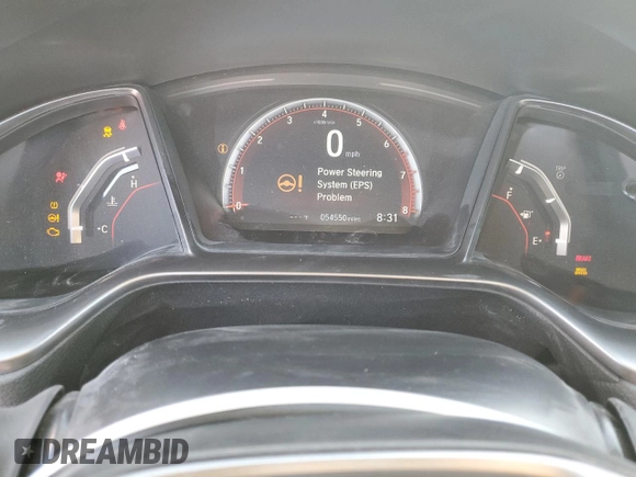 2019 Honda Civic Si z VIN 2HGFC3A57KH753487, wystawiony jako Copart lot #44177745 z przebiegiem 54 550 mil mil oraz Szkoda całkowita • Salvage title. Historia ofert i sprzedaży dostępna na DreamBid. Obrazek 9.