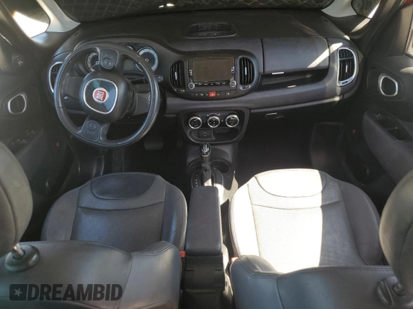 2015 FIAT 500L Lounge with VIN ZFBCFACHXFZ032724, listed as a Copart auction lot 69975824 with 85,663 mi miles and Salvage Title. Bid and sale history available at carsss.com. Image 8.