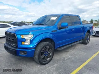 2015 Ford F-150 XL with VIN 1FTEW1CG2FKE28717, listed as a IAAI auction lot 41433414 with 104,752 mi miles. Bid and sale history available at carsss.com. Image 2.
