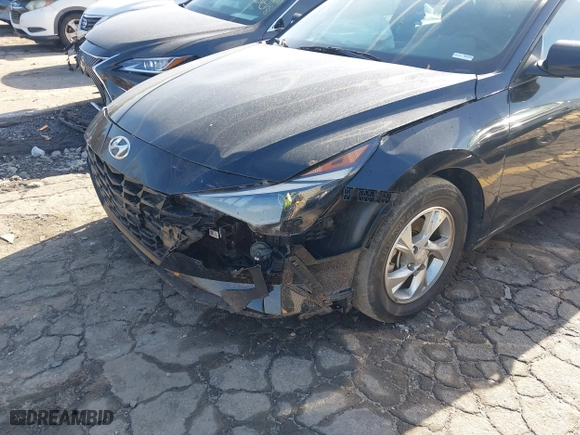 2023 Hyundai Elantra SE with VIN KMHLL4AG1PU576184, listed as a IAAI auction lot 41099901 with 41,471 mi miles. Bid and sale history available at carsss.com. Image 6.