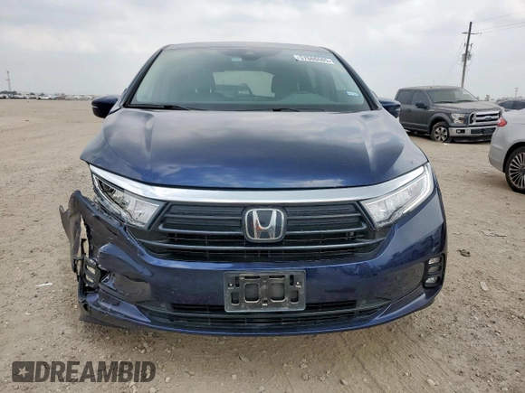 2023 Honda Odyssey EX-L с VIN 5FNRL6H64PB079338, выставлен на аукционе Copart как лот 57666505 с пробегом 39 807 миль миль и Списание • Salvage title. История ставок и продаж доступна на DreamBid. Изображение 5.