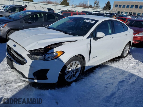 2019 Ford Fusion Hybrid SE with VIN 3FA6P0LU2KR216395, listed as a Copart auction lot 73071552 with 21,922 mi miles. Bid and sale history available at carsss.com. Image 1.