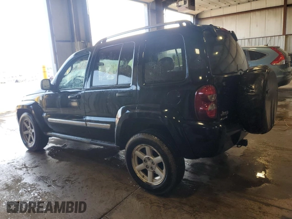 2006 Jeep Liberty Limited with VIN 1J4GL58K66W165494, listed as a Copart auction lot 59162625 with 106,334 mi miles and Salvage title. Bid and sale history available at DreamBid. Image 2.
