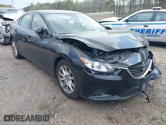 2016 Mazda 6 i Sport with VIN JM1GJ1U55G1461951, listed as a IAAI auction lot 41790268 with 98,567 mi miles and . Bid and sale history available at DreamBid. Image 1.