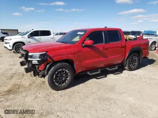 2025 Nissan Frontier SV with VIN 1N6ED1EJ0SN618133, listed as a Copart auction lot 41854885 with 853 mi miles and Salvage Title. Bid and sale history available at carsss.com. Image 1.