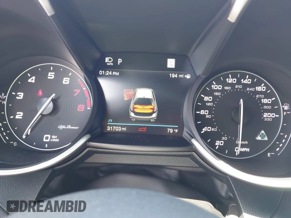 2020 Alfa Romeo Giulia Quadrifoglio with VIN ZARFAMEV7L7632532, listed as a IAAI auction lot 42191025 with 31,703 mi miles and . Bid and sale history available at DreamBid. Image 7.
