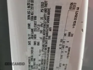 2017 Ford Escape SE z VIN 1FMCU0GD9HUE38848, wystawiony jako Copart lot #56859745 z przebiegiem 69 404 mil mil oraz Szkoda całkowita • Salvage title. Historia ofert i sprzedaży dostępna na DreamBid. Obrazek 14.