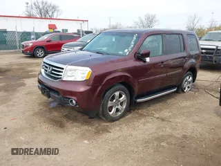 2013 Honda Pilot EX-L with VIN 5FNYF4H50DB036352, listed as a IAAI auction lot 41981184 with 166,539 mi miles. Bid and sale history available at carsss.com. Image 16.