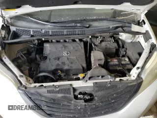 2011 Toyota Sienna with VIN 5TDZK3DC2BS006079, listed as a Copart auction lot 47065045 with 195,663 mi miles and Salvage Title. Bid and sale history available at carsss.com. Image 12.