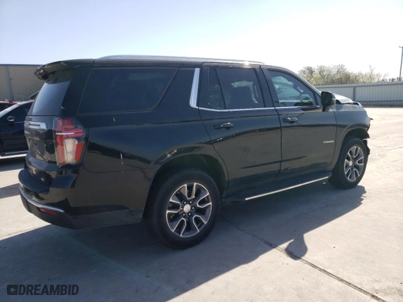 2023 Chevrolet Tahoe LT with VIN 1GNSCNKD2PR527435, listed as a Copart auction lot 49720215 with 0 mi miles and Salvage Title. Bid and sale history available at carsss.com. Image 3.