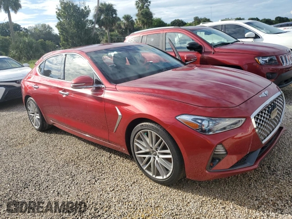 2021 Genesis G70 2.0T with VIN KMTG64LA4MU067242, listed as a Copart auction lot 73973054 with 37,865 mi miles and Non Repairable. Bid and sale history available at carsss.com. Image 4.
