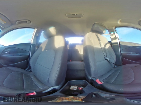 2015 Kia Rio LX with VIN KNADM4A30F6484857, listed as a Copart auction lot 46758725 with 131,930 mi miles and Salvage Title. Bid and sale history available at carsss.com. Image 12.