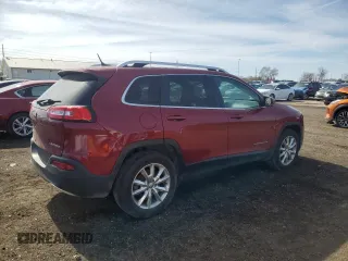 2015 Jeep Cherokee Limited with VIN 1C4PJMDB1FW736756, listed as a Copart auction lot 48815455 with 167,819 mi miles and Salvage Title. Bid and sale history available at DreamBid. Image 3.