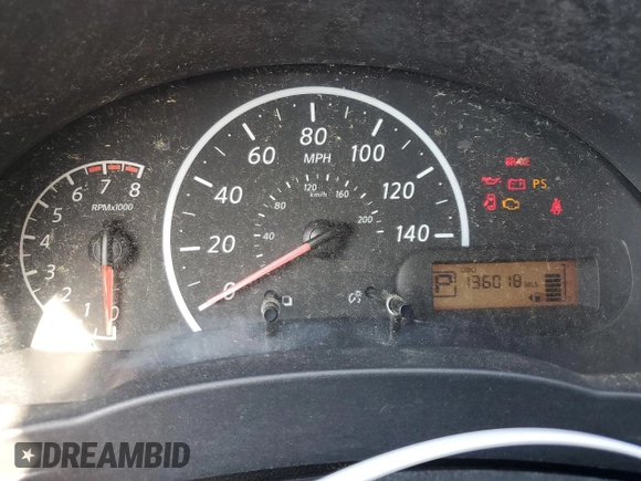 2014 Nissan Versa SV with VIN 3N1CN7AP4EL813230, listed as a Copart auction lot 52454195 with 136,018 mi miles and Clean Title. Bid and sale history available at DreamBid. Image 9.