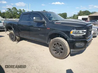 2019 Ram 2500 Laramie with VIN 3C6UR5FJ1KG520766, listed as a Copart auction lot 72567764 with 63,734 mi miles and Salvage Title. Bid and sale history available at carsss.com. Image 4.