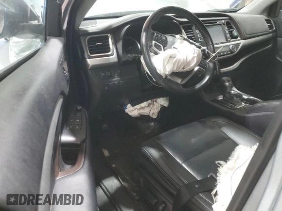 2019 Toyota Highlander SE with VIN 5TDJZRFH0KS579924, listed as a Copart auction lot 50579055 with 89,846 mi miles and Salvage Title. Bid and sale history available at carsss.com. Image 8.