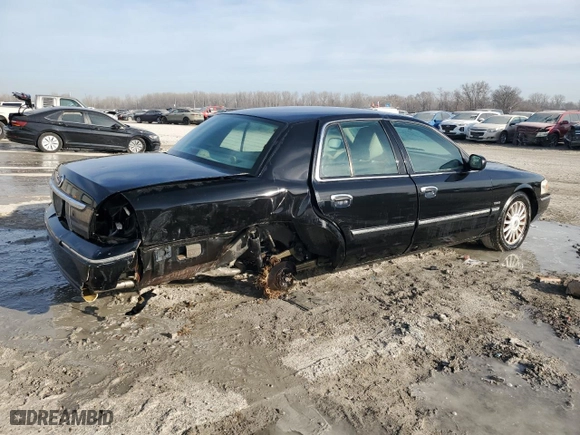 2011 Mercury Grand Marquis LS with VIN 2MEBM7FV0BX608564, listed as a Copart auction lot 48513095 with 128,241 mi miles and Salvage Title. Bid and sale history available at carsss.com. Image 3.