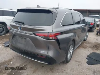 2022 Toyota Sienna Limited with VIN 5TDZRKEC7NS102931, listed as a IAAI auction lot 41419509 with 132,885 mi miles and . Bid and sale history available at DreamBid. Image 4.