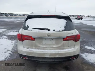 2014 Acura MDX Tech Pkg with VIN 5FRYD4H41EB011604, listed as a IAAI auction lot 41492753 with 123,229 mi miles. Bid and sale history available at carsss.com. Image 16.
