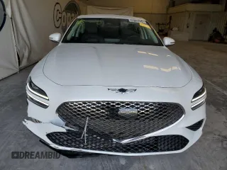 2023 Genesis G70 2.0T with VIN KMTG34TA8PU131652, listed as a Copart auction lot 48738254 with 9,713 mi miles and Non Repairable. Bid and sale history available at DreamBid. Image 5.