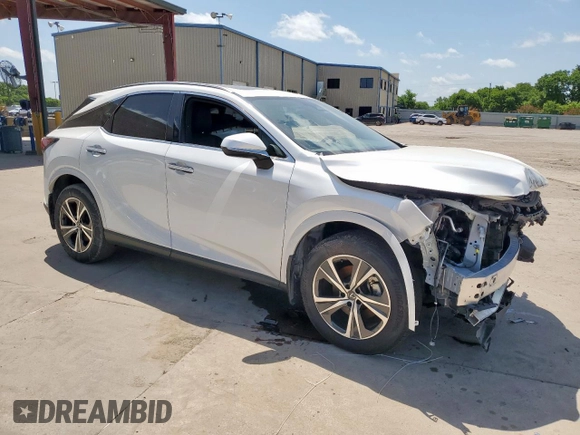 2024 Lexus RX 350 with VIN JTJCHMAA2R2016445, listed as a Copart auction lot 64365735 with 22,808 mi miles and Clean title. Bid and sale history available at DreamBid. Image 4.