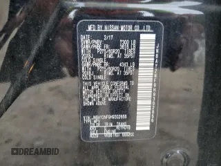 2017 Nissan Armada Platinum with VIN JN8AY2NF9H9302856, listed as a Copart auction lot 60226345 with 116,336 mi miles and Salvage title. Bid and sale history available at DreamBid. Image 13.