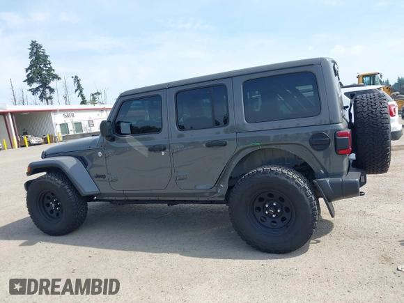 2019 Jeep Wrangler Unlimited Sahara with VIN 1C4HJXEG6KW644553, listed as a IAAI auction lot 42465842 with 40,226 mi miles and . Bid and sale history available at DreamBid. Image 15.