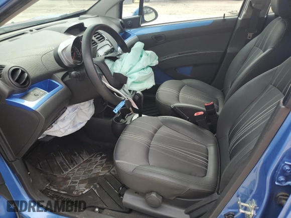 2015 Chevrolet Spark LS with VIN KL8CB6S96FC711594, listed as a Copart auction lot 55144845 with 20,296 mi miles and Salvage Title. Bid and sale history available at DreamBid. Image 7.