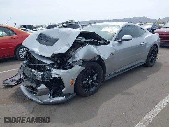 2024 Ford Mustang GT with VIN 1FA6P8CF0R5404605, listed as a IAAI auction lot 41921839 with 23,782 mi miles and . Bid and sale history available at DreamBid. Image 17.