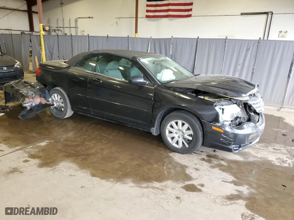 2008 Chrysler Sebring LX with VIN 1C3LC45K78N156271, listed as a Copart auction lot 51261545 with 0 mi miles and Salvage Title. Bid and sale history available at carsss.com. Image 4.
