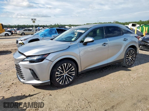 2023 Lexus RX 350 with VIN 2T2BAMBA4PC022193, listed as a Copart auction lot 58991955 with 18,696 mi miles and Salvage title. Bid and sale history available at DreamBid. Image 1.