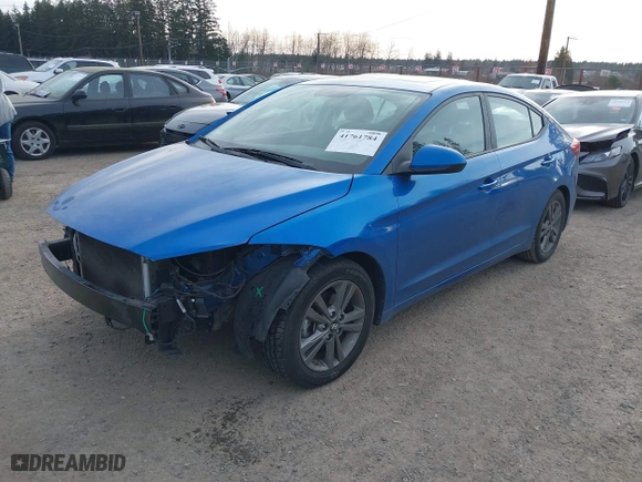 2017 Hyundai Elantra Limited with VIN 5NPD84LF6HH197255, listed as a IAAI auction lot 41761784 with 61,817 mi miles. Bid and sale history available at carsss.com. Image 23.