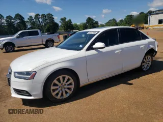 2014 Audi A4 Premium z VIN WAUAFAFL9EN032107, wystawiony jako Copart lot #56122455 z przebiegiem Nie podano mil oraz Szkoda całkowita • Salvage title. Historia ofert i sprzedaży dostępna na DreamBid. Obrazek 1.