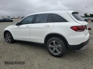 2020 Mercedes-Benz GLC 300 with VIN WDC0G8DB8LF698908, listed as a Copart auction lot 59491365 with 58,566 mi miles and Salvage title. Bid and sale history available at DreamBid. Image 2.