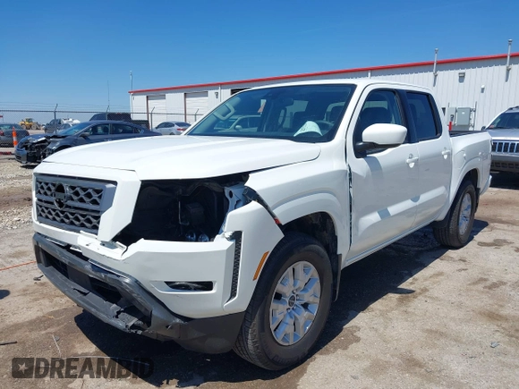 2024 Nissan Frontier SV with VIN 1N6ED1EJ0RN634679, listed as a IAAI auction lot 42075250 with 2,296 mi miles and . Bid and sale history available at DreamBid. Image 2.