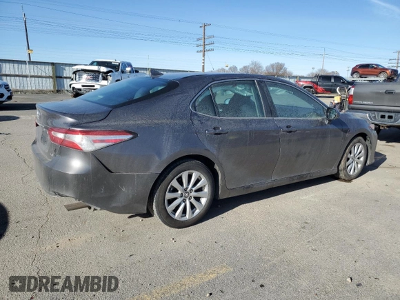 2020 Toyota Camry LE with VIN 4T1C11AK7LU928719, listed as a Copart auction lot 48617945 with 106,123 mi miles and Salvage Title. Bid and sale history available at carsss.com. Image 3.