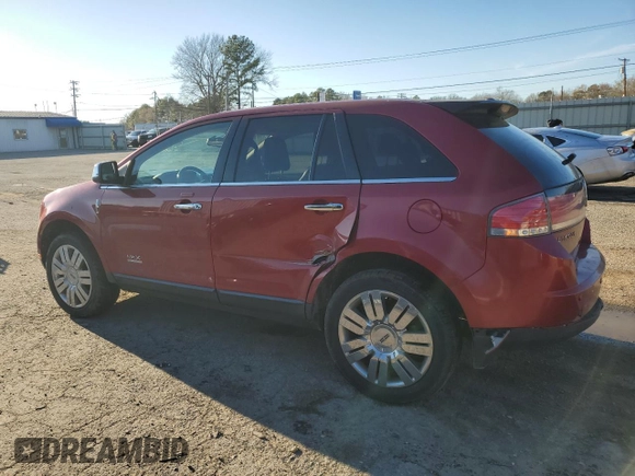 2008 Lincoln MKX with VIN 2LMDU68C48BJ25634, listed as a Copart auction lot 46236605 with 128,766 mi miles and Salvage Title. Bid and sale history available at carsss.com. Image 2.