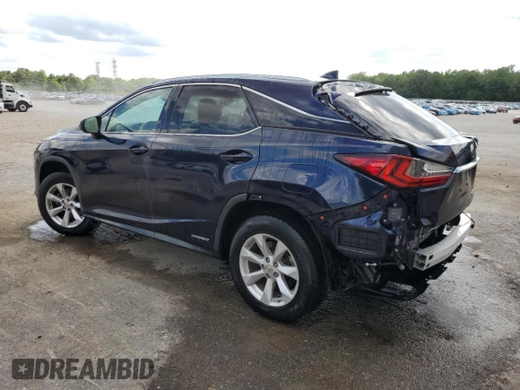 2016 Lexus RX 450h with VIN 2T2BGMCA2GC002702, listed as a Copart auction lot 55608805 with 149,056 mi miles and Salvage title. Bid and sale history available at DreamBid. Image 2.