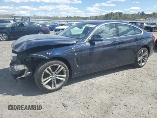 2019 BMW 4 Series 430i xDrive z VIN WBA4J3C59KBL07291, wystawiony jako Copart lot #53109715 z przebiegiem 39 604 mil mil oraz Szkoda całkowita • Salvage title. Historia ofert i sprzedaży dostępna na DreamBid. Obrazek 1.