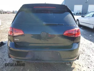 2016 Volkswagen Golf GTI SE with VIN 3VW4T7AU9GM009142, listed as a Copart auction lot 49830165 with 93,248 mi miles and Salvage Title. Bid and sale history available at carsss.com. Image 6.