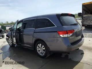2015 Honda Odyssey EX-L z VIN 5FNRL5H69FB066576, wystawiony jako Copart lot #53834915 z przebiegiem 145 113 mil mil oraz Szkoda całkowita • Salvage title. Historia ofert i sprzedaży dostępna na DreamBid. Obrazek 2.