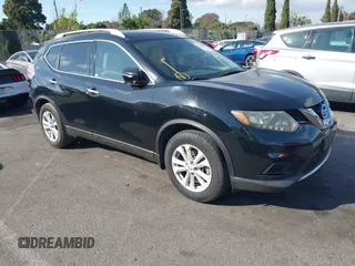 2015 Nissan Rogue S with VIN 5N1AT2ML4FC760222, listed as a IAAI auction lot 41460932 with 137,524 mi miles. Bid and sale history available at carsss.com. Image 1.