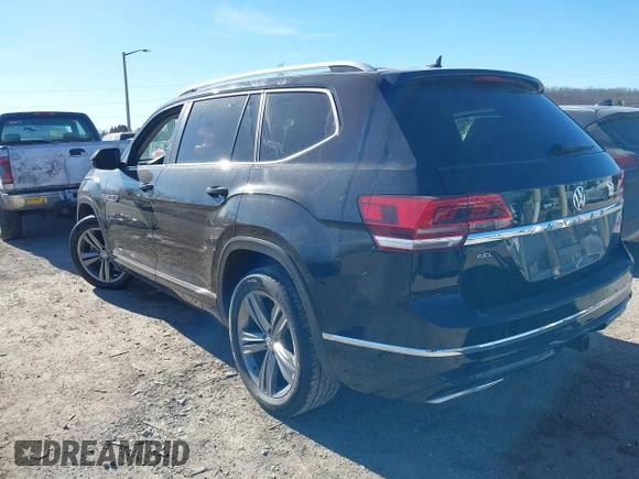 2019 Volkswagen Atlas SEL R-Line z VIN 1V2RR2CA6KC509913, wystawiony jako IAAI lot #41410198 z przebiegiem 97 681 mil mil oraz . Historia ofert i sprzedaży dostępna na DreamBid. Obrazek 3.