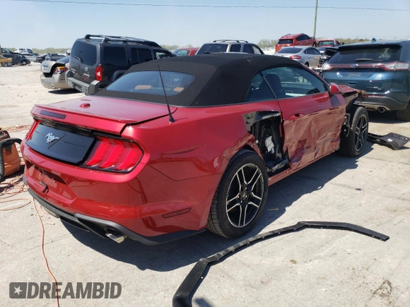 2022 Ford Mustang EcoBoost with VIN 1FATP8UH7N5126718, listed as a Copart auction lot 48011723 with 1,407 mi miles and . Bid and sale history available at DreamBid. Image 3.