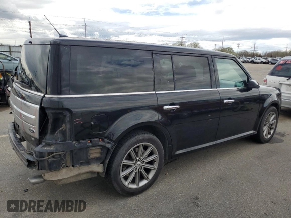 2013 Ford Flex Limited with VIN 2FMHK6D88DBD07996, listed as a Copart auction lot 51974725 with 134,375 mi miles and Salvage Title. Bid and sale history available at carsss.com. Image 3.