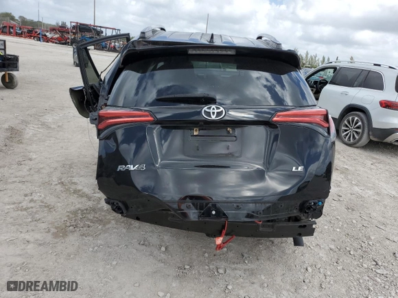 2018 Toyota RAV4 LE with VIN 2T3ZFREV9JW480695, listed as a Copart auction lot 51643925 with 130,313 mi miles and Salvage Title. Bid and sale history available at carsss.com. Image 6.
