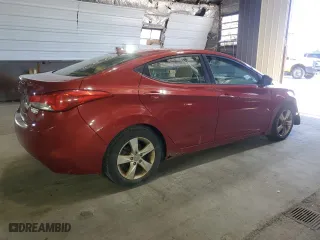 2011 Hyundai Elantra Ltd with VIN KMHDH4AE2BU107893, listed as a Copart auction lot 53711275 with 86,097 mi miles and Clean Title. Bid and sale history available at carsss.com. Image 3.