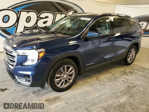 2023 GMC Terrain SLT z VIN 3GKALPEG0PL165445, wystawiony jako Copart lot #54266665 z przebiegiem 64 596 mil mil oraz Czysty tytuł • Clean title. Historia ofert i sprzedaży dostępna na DreamBid. Obrazek 1.
